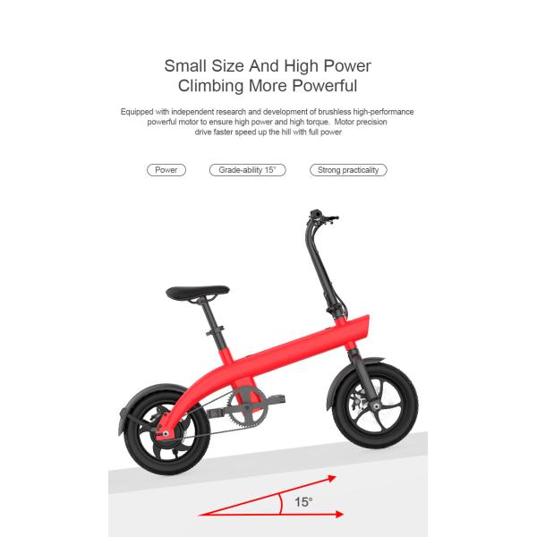 H2 Electric Bicycle Lithium Ion Battery For Riding Mode Manpower / Assistant / Electric