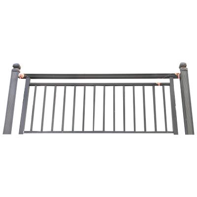 External Prefabricated Handrails Balustrade Courtyard Modern Metal Railing Interior Custom