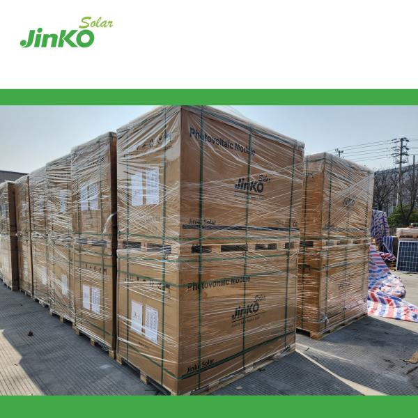 N-Type 590W Jinko Tiger Neo painéis solares com revestimento anti-reflexão vidro dianteiro
