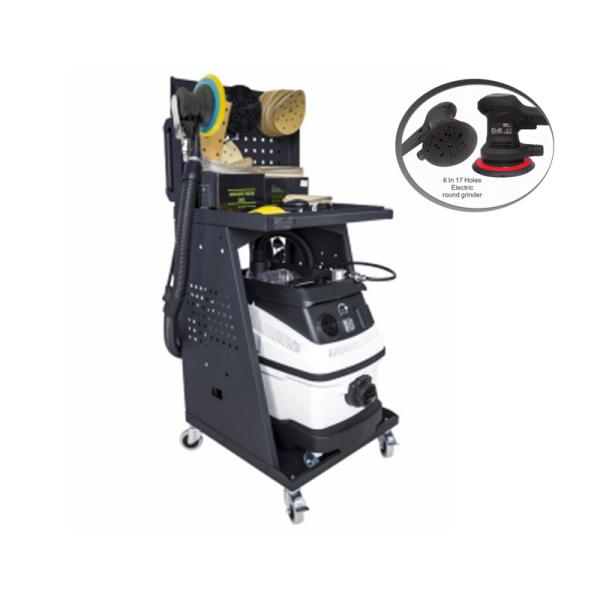 Système de ponçage à sec réglable hauteur de banc 87 cm pour le garage de réparation automobile