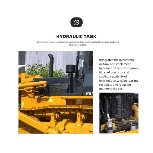 Construction Project Rubber Track Dozer 17000kg With WD10G178E25 Engine HW16E