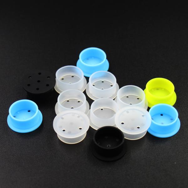 Bouchon respirable vigoureux non-toxique de silicone, chapeaux imperméables de dispositif trembleur de sel et de poivre