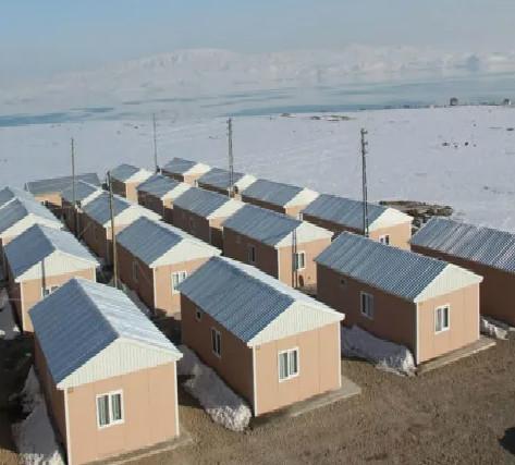 Prefabricated Container Houses On Construction Sites Temporary Labor Dormitory