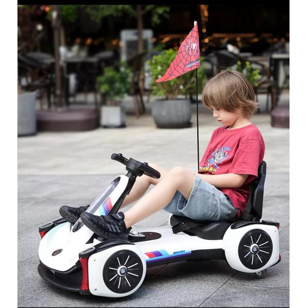 Mobile Phone Remote Control 12V Ride On Electric Go-Kart Car for Children Battery 12V7AH