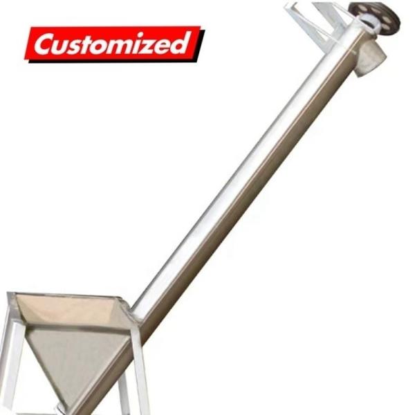 KX0018 Stainless Steel Screw Auger Feeder For Small Cement Screw Conveyor Machine