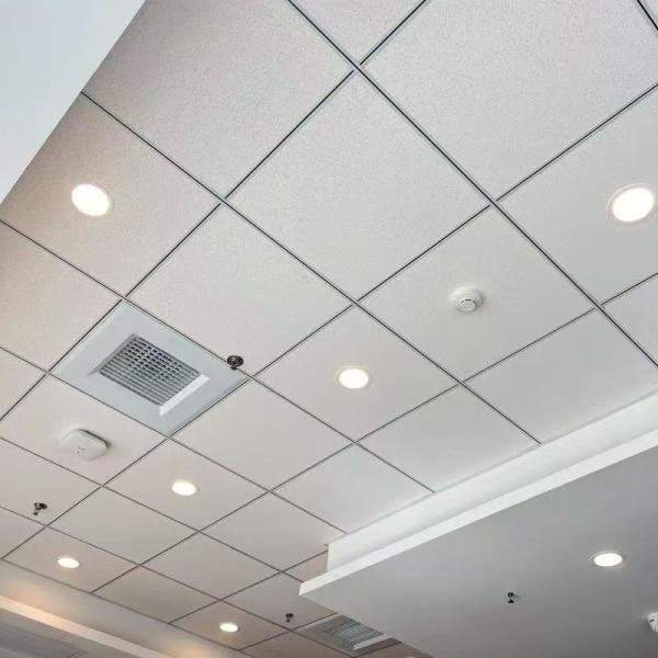 60X60 Roof Ceiling Mineral Fiber Board Acoustic Mineral Fiber False Ceiling ISO9001