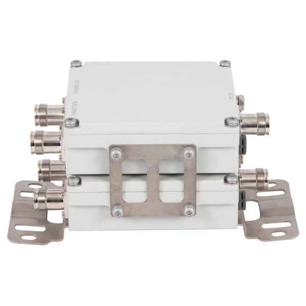 Combinador de PIM baixo de banda dupla 698-960MHz 1710-2700MHz 4.3-10-F DIN-F para rede 4G LTE