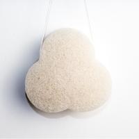 Do corpo natural da forma do trevo de 100% esponja Konjac para as pústulas