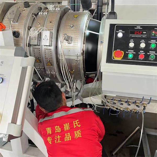 PE HDPE LDPE PPR Plastic Water Gas Oil Supply Pipe Tube Extrusion Production Line