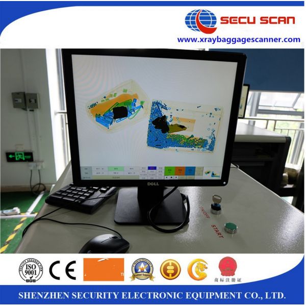 Duel views X ray luggage Screening System for airport with high penetration