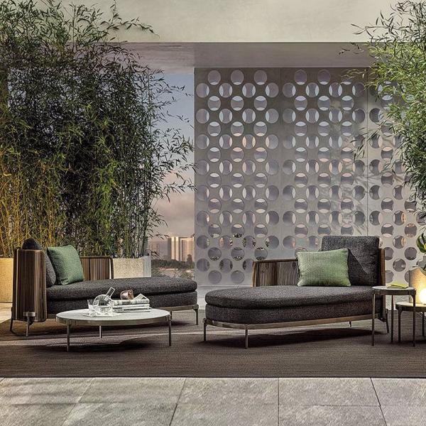 Hotel Patio Sofa for Simple and Environmently Friendly Outdoor Furniture in Garden Villa