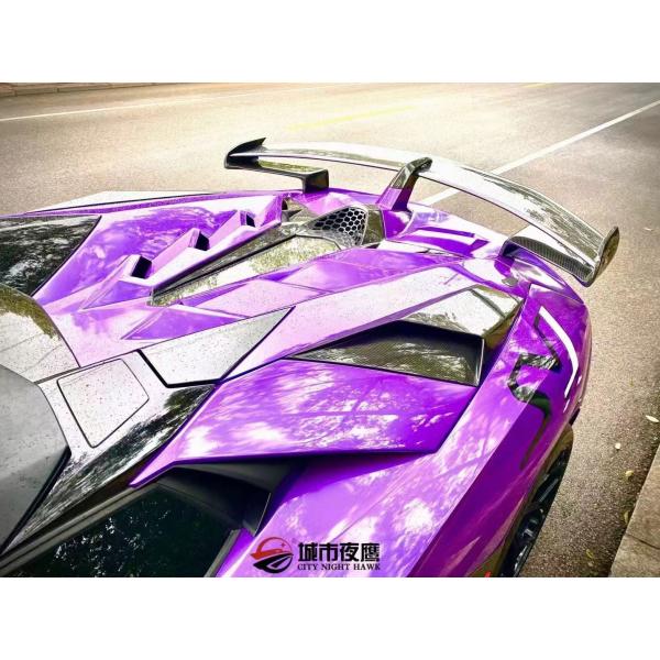 For Lamborghini Aventador LP700 LP720 Carbon Fiber Body Kit Aventador Upgraded SVJ Style Front and Rear Bumper Spoiler Body Kit