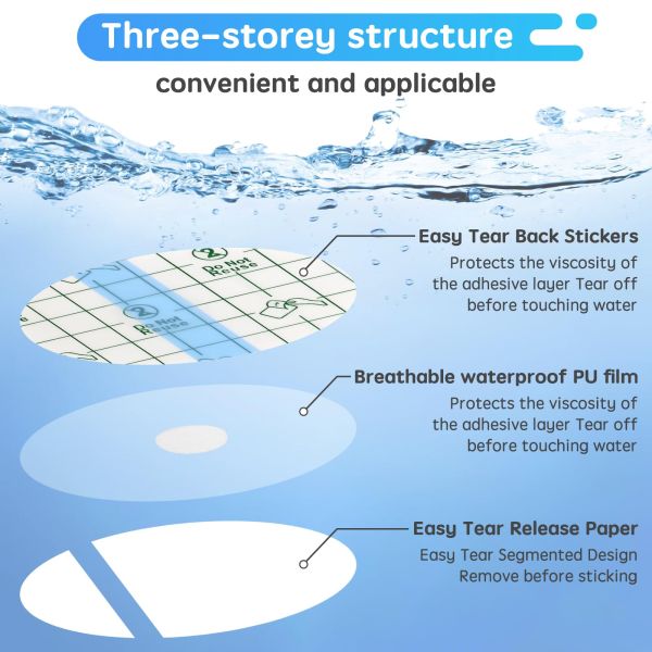 Baby Soft Cotton Ear Patch Transparent Wound Dressings For Swimming Snorkeling