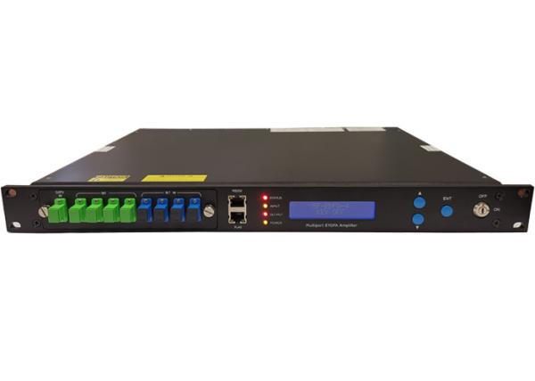 1550nm EDFA Optical Amplifier GFD1550-EBM(SC/1U) 4Ports With WDM xPon OLT Input/ Erbium Doped Fiber Amplifier