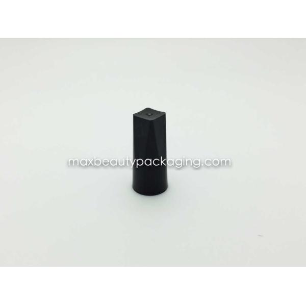N1014 nail polish cap nail polish packaging plastic cap UV matte black cap uv coating color available flat brush