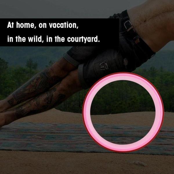 Abdomen Trainer Yoga Back Wheel , Yoga Stretch Roller Fitness Auxiliary Equipment