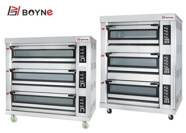 Large Capacity Oven Three Layer Nine Trays Gas Oven Stainless Steel