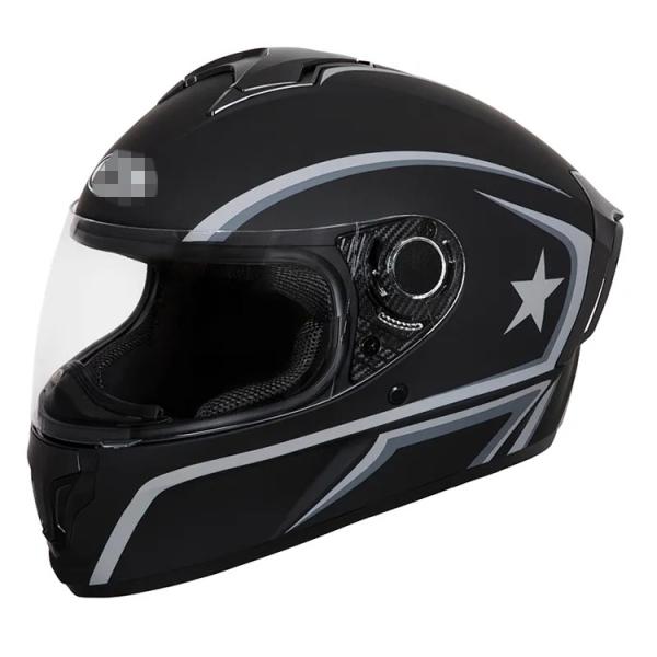 Customized Full Face Off Road Motorcycle Helmet with Dual PC Visor DOT Certified