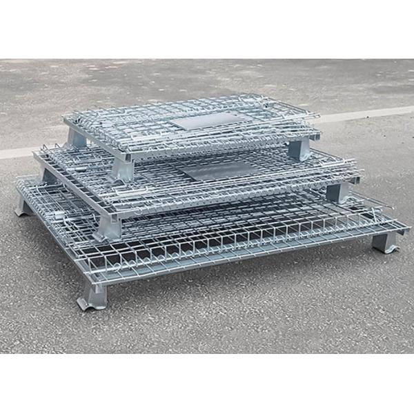 Складный сваренный паллет ячеистой сети арретирует 1000x800