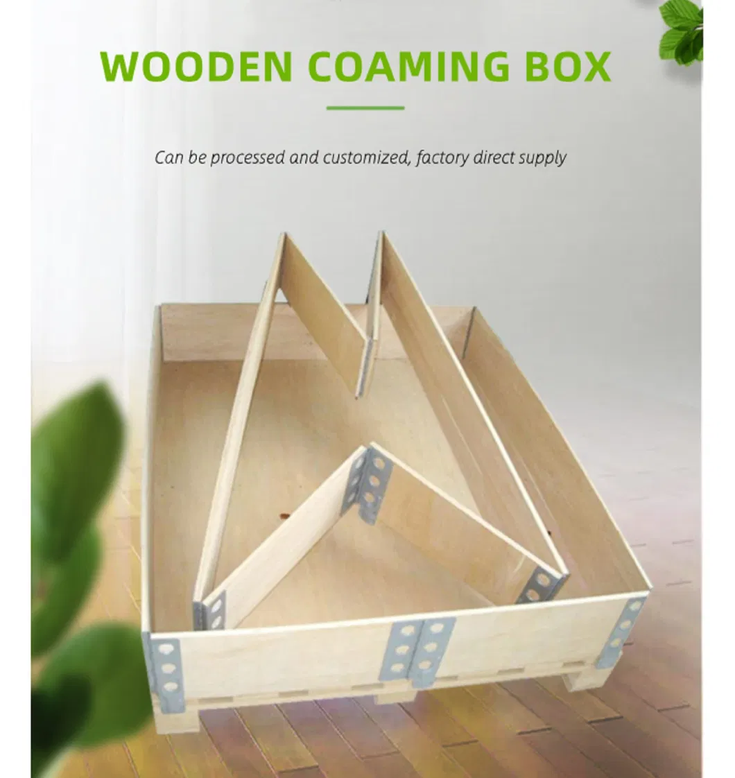 4 Way Palette Wooden Box Хранилище Хиндж Деревянный корпус