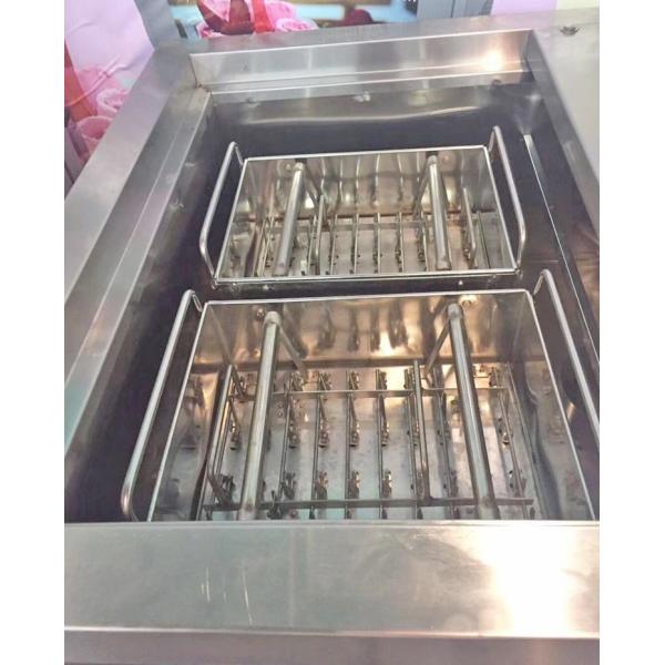 Ce Approved Stainless Steel 2 Mold Commercial Small-Scale Ice Popsicle Machine