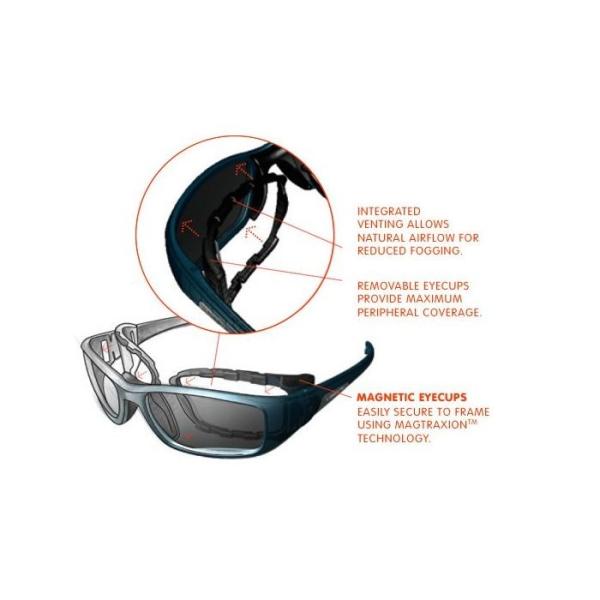 Del alpinismo de las gafas de sol estrecho hipoalérgico Eyeshape rectangular suavemente