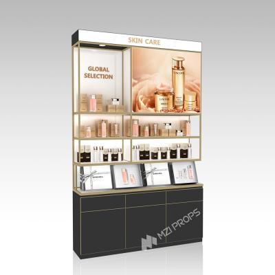 DYaS-VK-2 Skincare Display Cabinet with 60mm Light Box and Hidden LED Strips