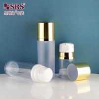 A0215 50ML 120ML 150ML Bouteille de lotion vide en plastique élégant durable AS sous vide sans air Parfait pour une utilisation intérieure et extérieure