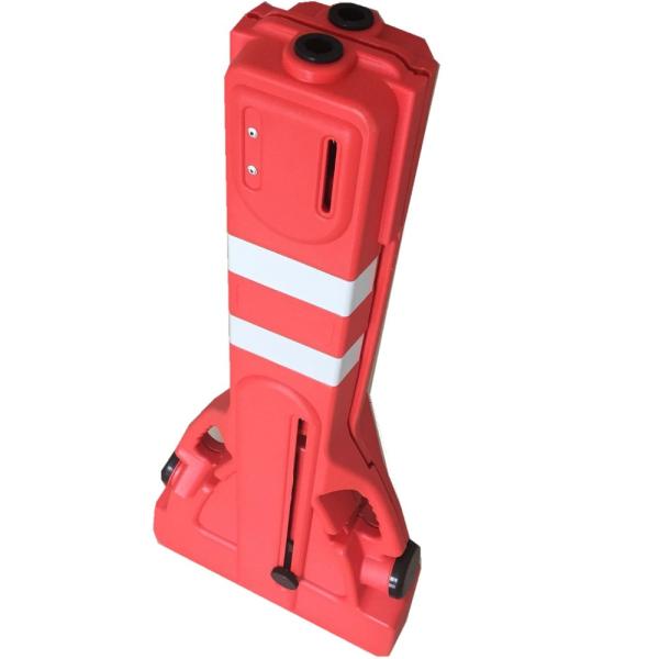 230cm Traffic Barrier Fence Road Warning High Quality white Yellow Red Plastic Connecting Barriers For Road Construction Temperary Uasage