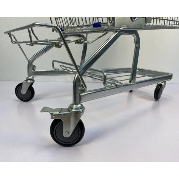 тип стальная корзина металла тележек бакалеи ночного магазина 240L прочный немецкий