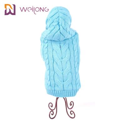 Acrylic Dog Cloth Knit Pet Sweater Soft Sherpa Dog Hoodie Sweater