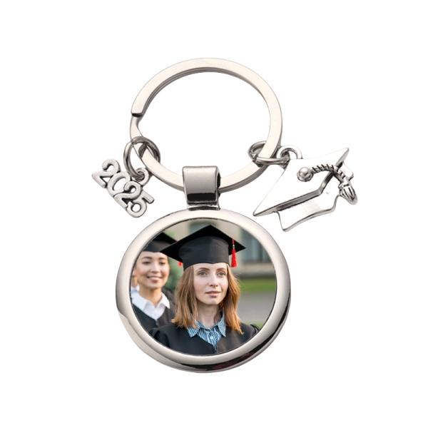 Grad Souvenir Keyring Key Pendant Personalized Graduation Gifts Sublimation Graduation Keychain