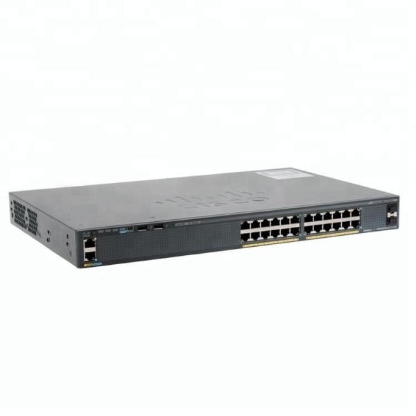 High Performance Catalyst 2960 24 Port Switch WS-C2960X-24TS-LL Rack Mountable 1U