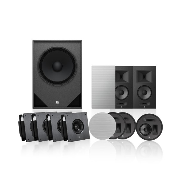 X-Series 7.1.4 Custom Home Theater System X8 Horn Speaker 110dB Dynamic