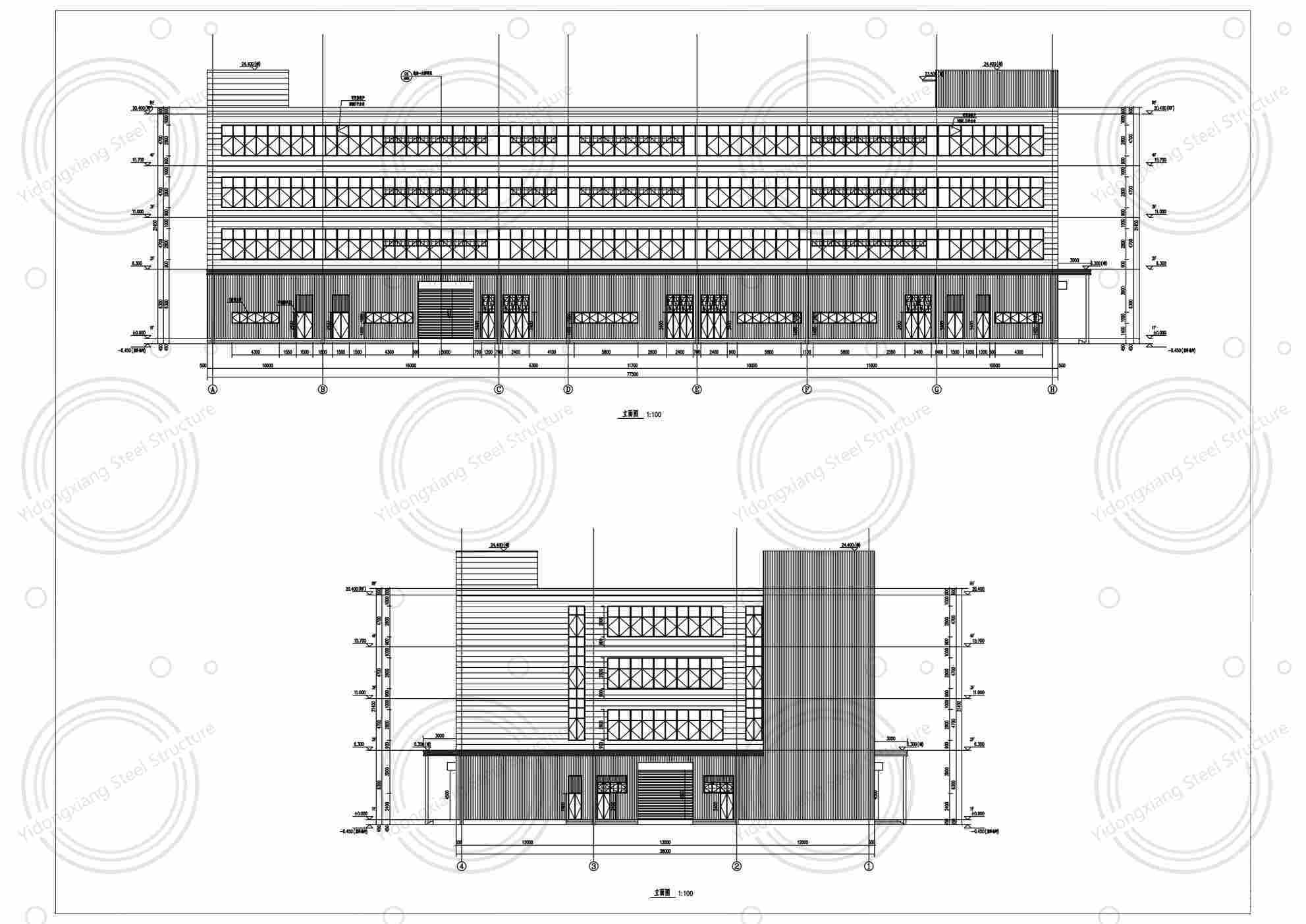 Fireproof Eco-friendly Heavy Duty Steel Frame Building with Customization Available for 5G Science Innovation