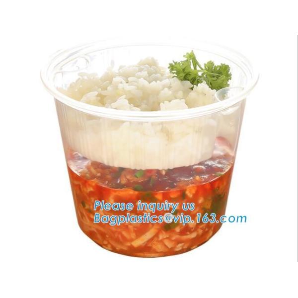 Коробка бенто пластикового устранимого пластикового взятия качества еды отсутствующая с 4 отсек, пищевой контейнер контейнеров пластиковый течебезопасный