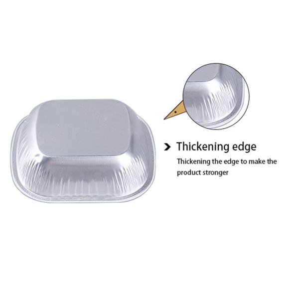 контейнеры еды авиакомпании пищевых контейнеров алюминиевой фольги 250ml устранимые летные покрытые поставляя еду с крышками