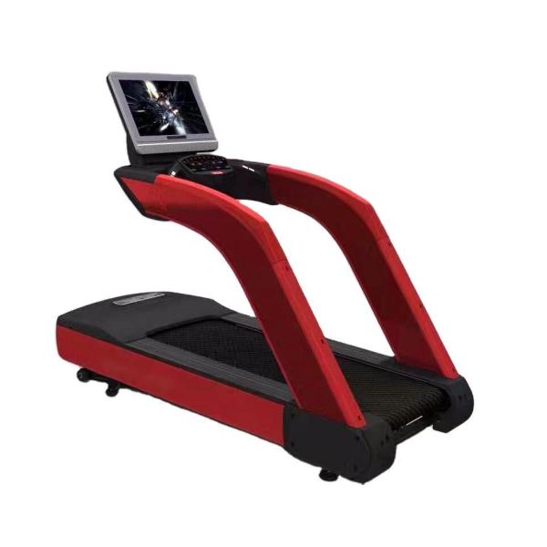 Equipo de gimnasio comercial Caminadora con pantalla táctil LCD Entrenamiento cardiovascular Caminadora para caminar