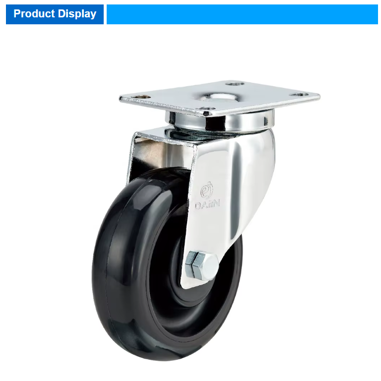125 mm Industrial ESD Anti‑Static PU Caster Wheels – Medium Duty Conductive Mobility Solution