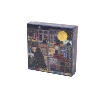 OEM Luz Árvore de Natal Puzzle 500 Peças Cartão Branco