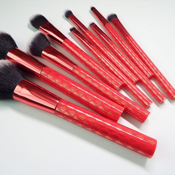Practical Customized Makeup Brush Set 9PCS Strong Grasping Powder Effect