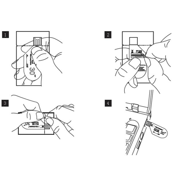 Portable Disposable Usb Temperature Humidity Data Logger IP67 NEMA 6