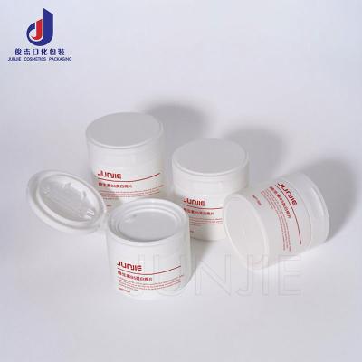 Bouteille cosmétique de lotion pour le corps en PP 200 ml Boîtier en coton-tige Ensemble de 120 g Boîtier de gommage Boîtier cosmétique à plaquette