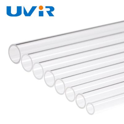 Clear Quartz Glass Pipe 5000 Hours For Twin Tube Infrared Heating Lamp