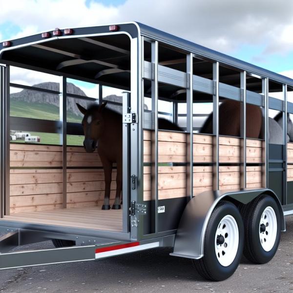 27 Versatile Lightweight Farm Trailer Option for Livestock for On-Road and Off-Road Operations and Peak Performance