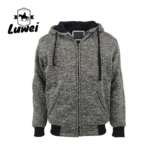 Уличная одежда вышитая тяжелая хлопчатобумажная логотипная веревка мягкие вязаные мужские хаусины и свитер с резьбой