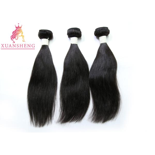 Straight Raw Bundle Peruvian Human Hair Weave 10A Virgin 100% Original