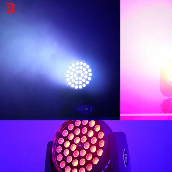 Create Dramatic Atmospheres With 36pcs X 10W RGBW 4-In-1 Zoom LED Moving Head Wash Light