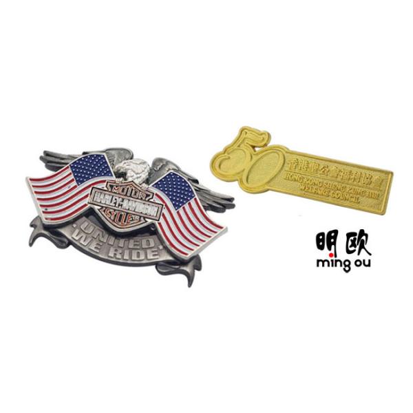 Nice Looking Political Lapel Pins Military Use , Antique Tin Plating Leadership Lapel Pin