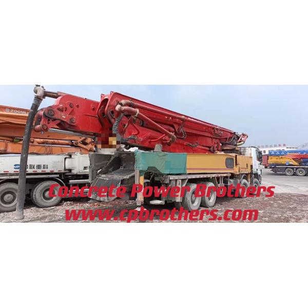 2014 Putzmeister 56м Бетонный насос грузовик монтированный гидравлический бетонный смеситель насос